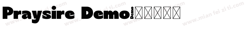 Praysire Demo字体转换